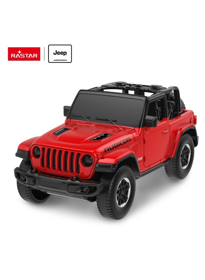 RASTAR 1:43 Scale Die-Cast JEEP Wrangler Rubicon Model Car, Officially Licensed Jeep Toy Car - Image 1