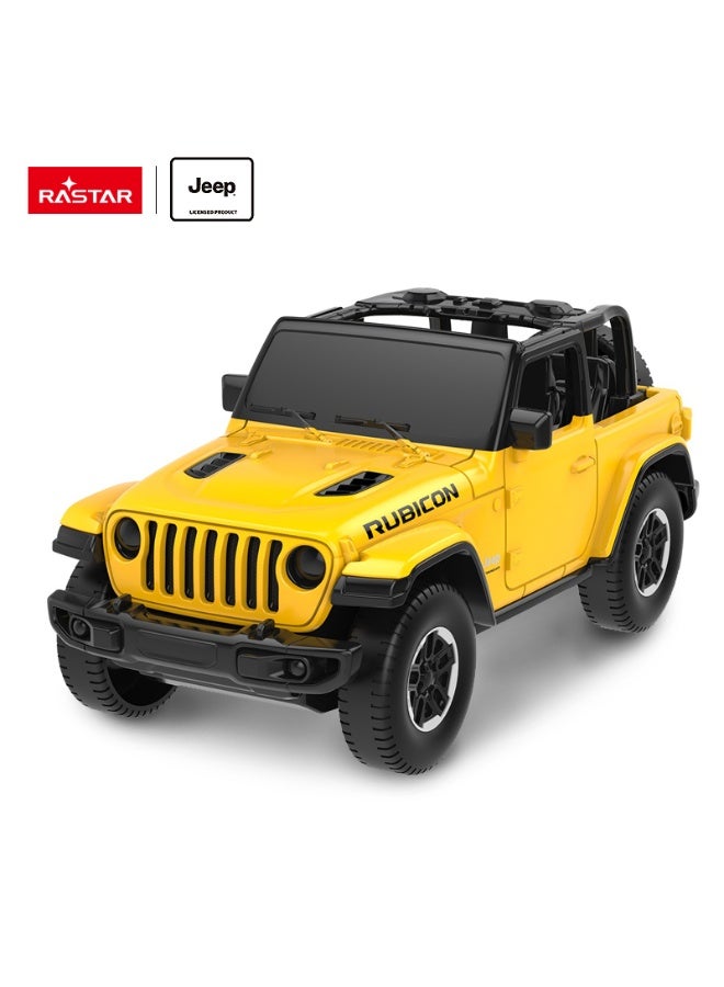RASTAR 1:43 Scale Die-Cast JEEP Wrangler Rubicon Model Car, Officially Licensed Jeep Toy Car - Image 2