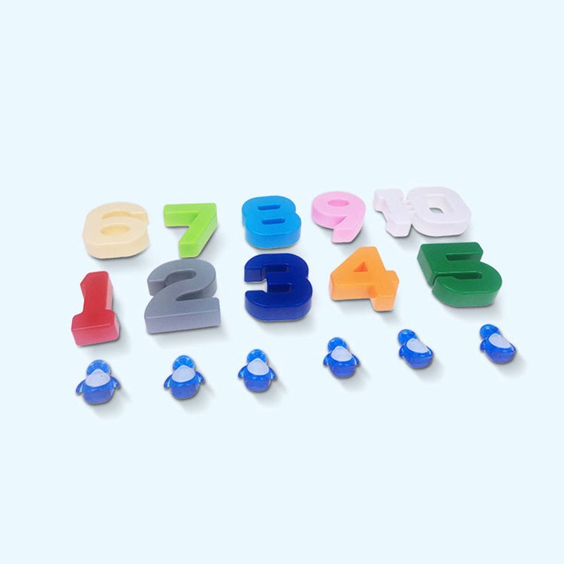 1 Set Balance Scale Toys Digital Calculation Balance Scale Toys Learning Arithmetic Weighing Game - Image 1