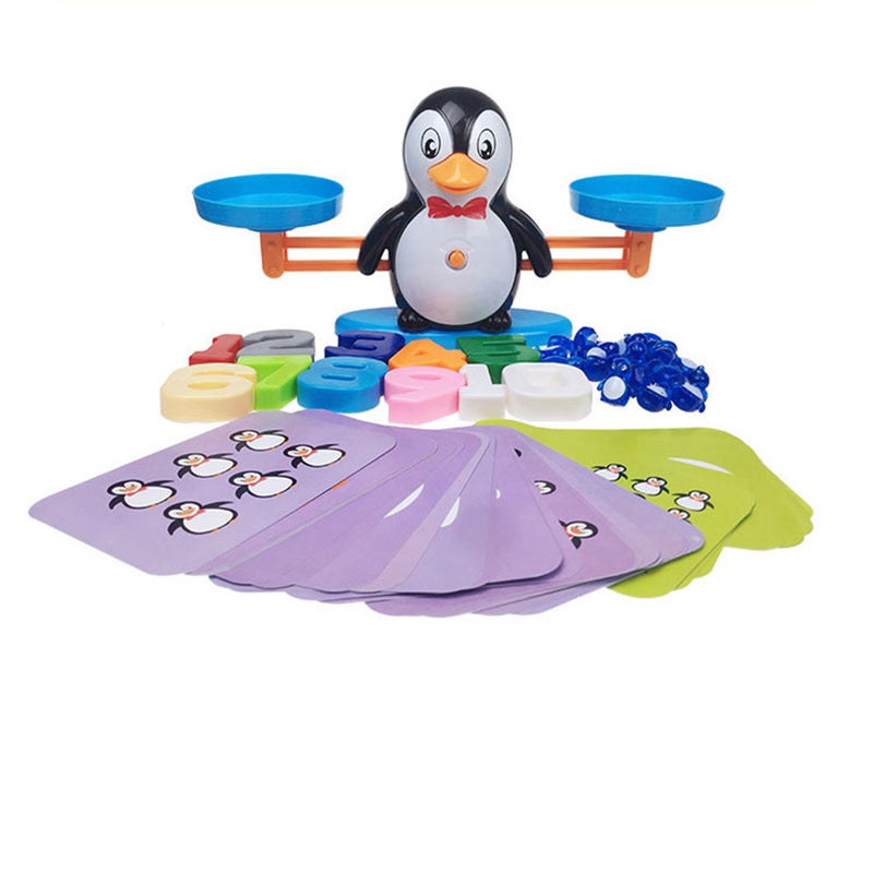 1 Set Balance Scale Toys Digital Calculation Balance Scale Toys Learning Arithmetic Weighing Game - Image 4