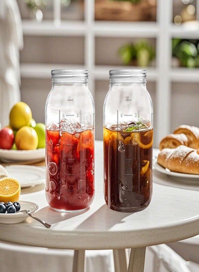 eleganttime 64 oz Mason Jar Wide Mouth 3 Pack,Large Half Gallon Mason Jar with Airtight Lid,Big 1/2 Gallon Big Mason Jars for Canning,Pickling, Fermentation and Preservation - Image 2