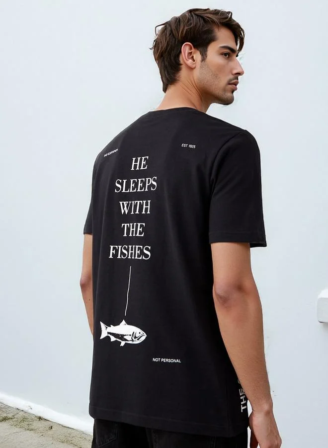 سبلاش فيڤ تيشيرت ذا جود فادر المطبوع