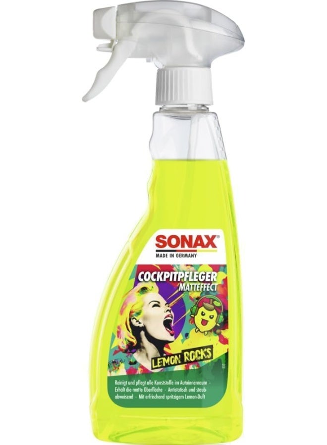 Sonax Cockpit Spray Matt Effect Lemon Rocks (500mL) - Image 1