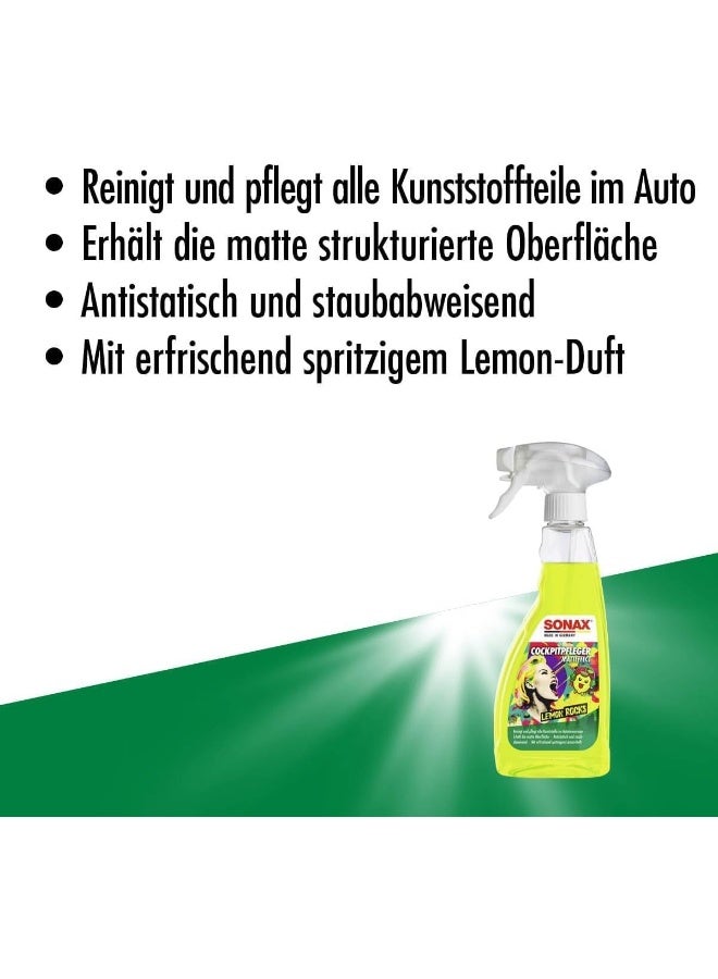 Sonax Cockpit Spray Matt Effect Lemon Rocks (500mL) - Image 2
