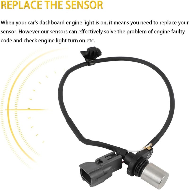 OCPTY Engine Crankshaft Position Sensor Compatible for Toyota Corolla 1998-2005 Matrix 2003-2005 Celica 2000-2004 MR2 Spyder & for Chevrolet Prizm & for Pontiac Vibe 1.8L, Replace# 9008019013 - Image 5