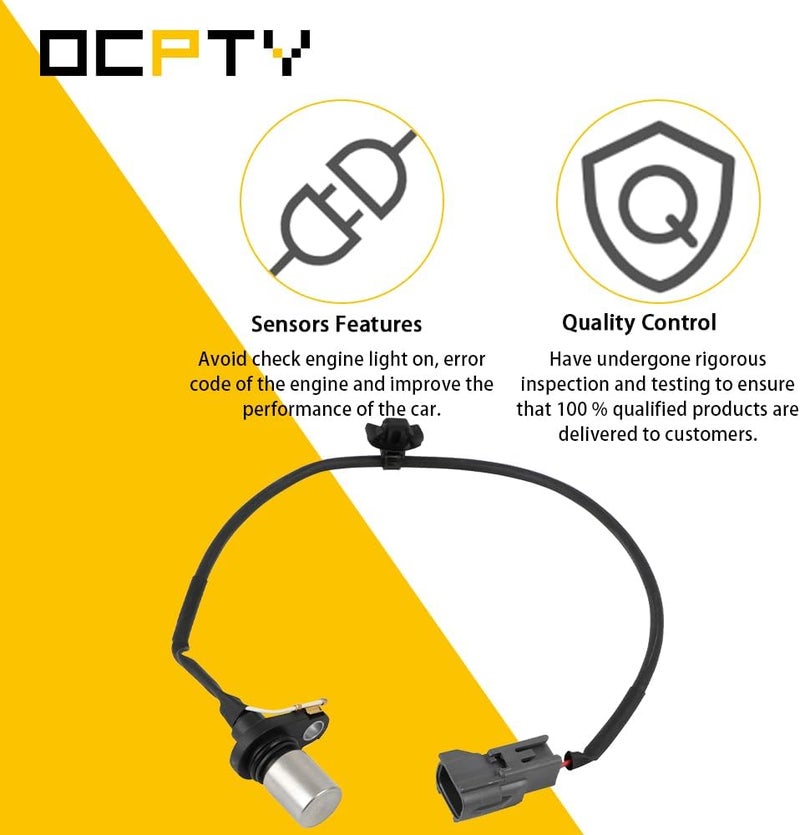 OCPTY Engine Crankshaft Position Sensor Compatible for Toyota Corolla 1998-2005 Matrix 2003-2005 Celica 2000-2004 MR2 Spyder & for Chevrolet Prizm & for Pontiac Vibe 1.8L, Replace# 9008019013 - Image 4