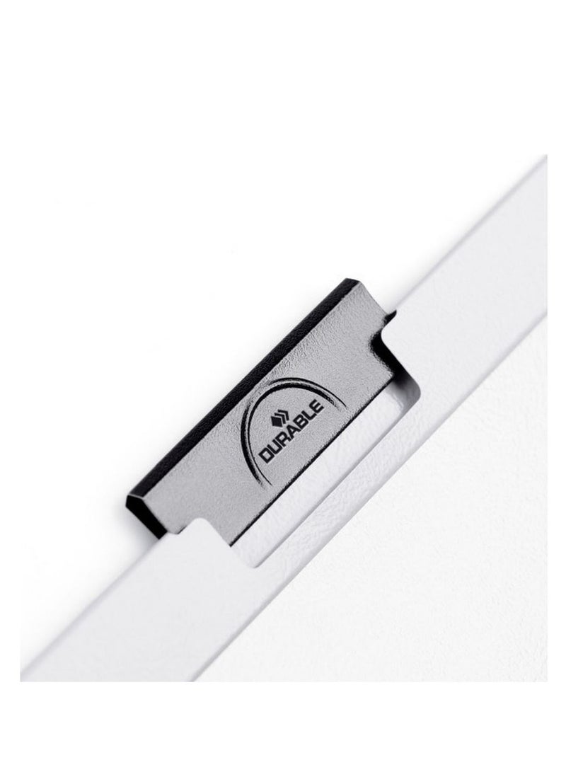 Durable مجلد Duraclip Clip مكون من 25 قطعة باللون الأسود - Image 3
