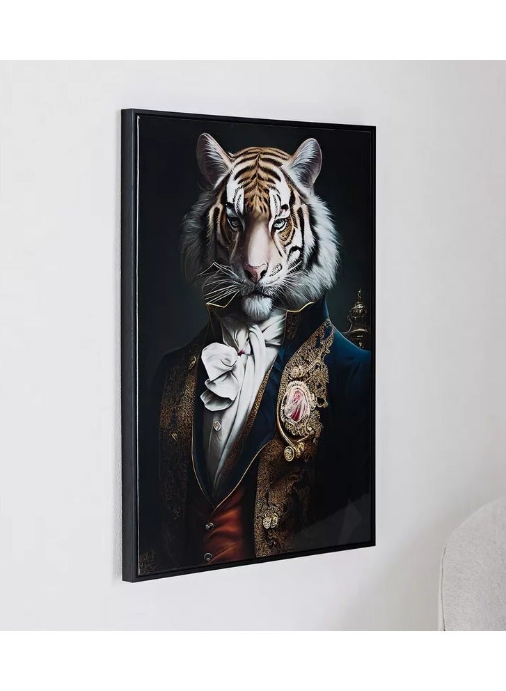 Home Box Ersel Tiger Framed Picture - 50x70x2.5 cm - Image 2