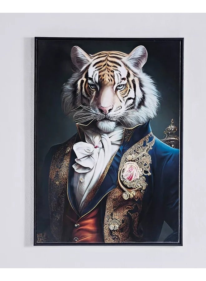 Home Box Ersel Tiger Framed Picture - 50x70x2.5 cm - Image 3