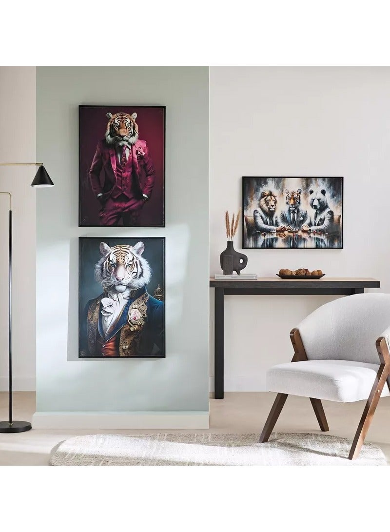 Home Box Ersel Tiger Framed Picture - 50x70x2.5 cm - Image 5