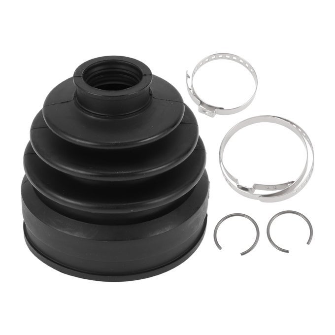 1 Set CV Joint Boot Kit for Nissan Pathfinder 1320 for Nissan Murano 1524 Inner Constant Velocity Joint Boot WClamps NoC97413JA0A Black Rubber