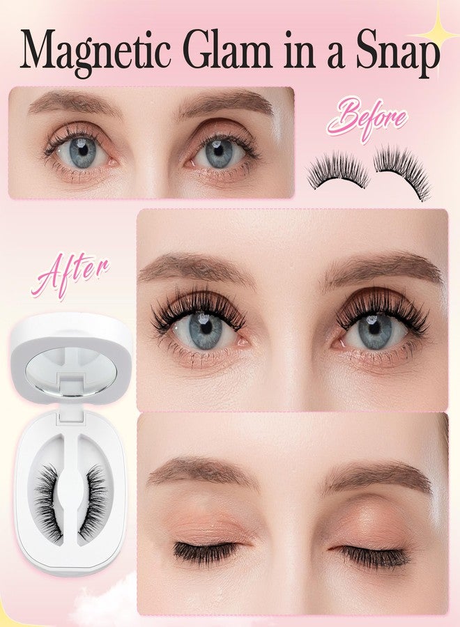 Bepholan Soft Magnetic Eyelashes, Reusable Magnetic Lashes with Applicator, Glue-free False Lashes without Eyeliner, Easy to Wear and Remove (RC24) - Image 5