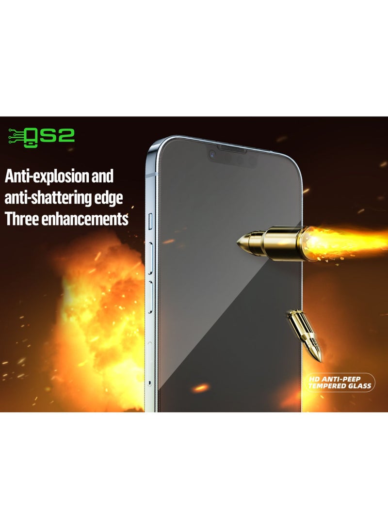 AS2 iPhone 14 Plus/13 Pro Max tempered glass Clear Screen protector -   6.7 inch - Image 3