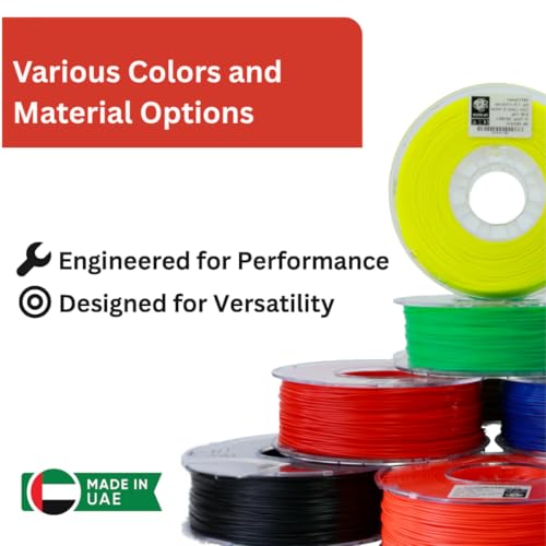 Filatech FilaFlexible 40 TPEE Based Ultra Resilience 3D Printer Filament, 1.75mm -/+0.03mm Accuracy Printing, 0.5kg Spool, Made in UAE - (Yellow) - Image 4
