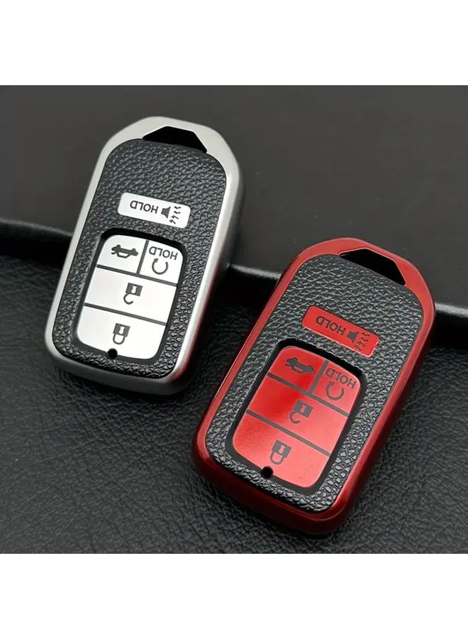 غطاء مفتاح TPU الأزرق 5 أزرار تحكم عن بعد بدون مفتاح لهوندا أكورد سيفيك سي آر في إنسايت باسبورت بايلوت - Image 4