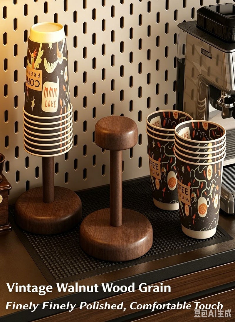 Qi Ta Simple Cup Holder, Desktop Cup Dispenser Storage Rack, Storage Essential；for Water Cups, Coffee Mugs, Paper Cups. - Image 5