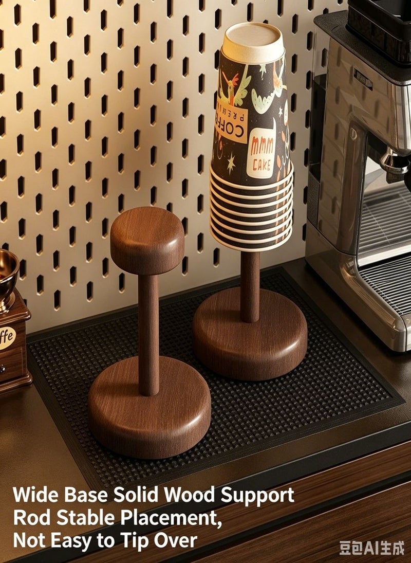 Qi Ta Simple Cup Holder, Desktop Cup Dispenser Storage Rack, Storage Essential；for Water Cups, Coffee Mugs, Paper Cups. - Image 3