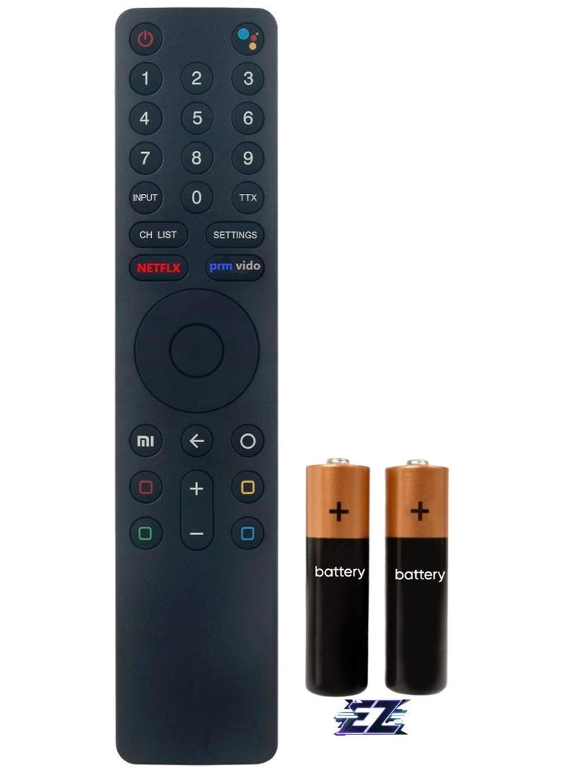 PopZa Voice Remote Control Suitable for Xiaomi Mi TV 4S 4A, XMRM-010 Remote Control for Xiaomi Smart Android TV L55MS-5A/L65M5-5ASP L32M5-5ASP L43M5-5ASP L55M5-5ASP L65M5-5ASP L65M5-5SIN with battery - Image 1