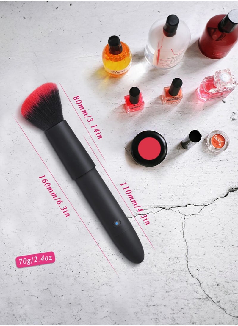 Pink Demon - Electric Makeup Brush Accessories Portable Quiet and Comfortable Electric Hand-held Brush for Relaxing Face - Image 1