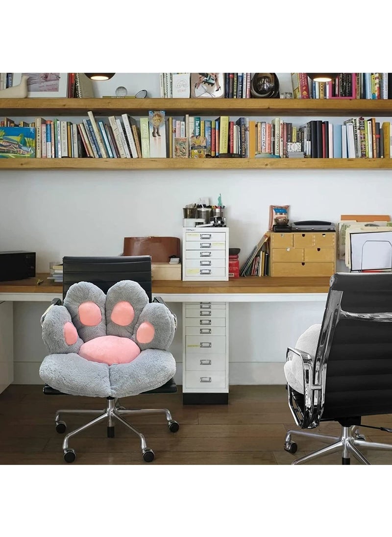 Cat Paw Cushion, Lazy Sofa Seat Cushion Plush Sofa Cushion, Floor Mat Office Chair Cushion Bear Claw Shape Comfortable and Cute Seat Cushion For Restaurant Bedroom, 70x60cm (Grey) - pzsku/Z35446CCB3FF39A4A3BB2Z/45/_/1672649973/420a3e9c-2716-482c-8c3a-0d0f1458ef0c