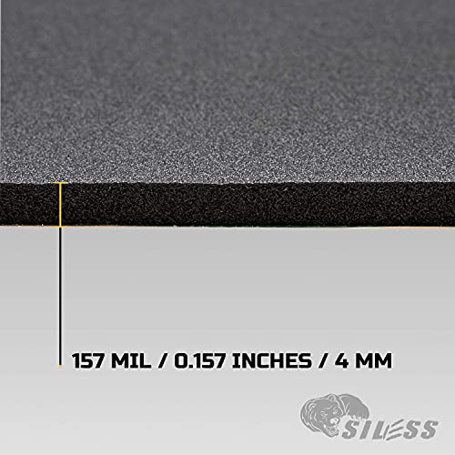 Siless Liner 157 mil (4 mm) 51 sqft Car Sound Deadening Closed Cell Foam & Heat Insulation mat - PE Foam Sound Deadener Material & Heat Barrier - Image 3