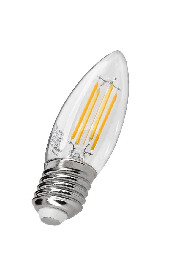 Majestic 5W white chandelier bulb adds a touch of elegance to all rooms with bright colors - Image 1