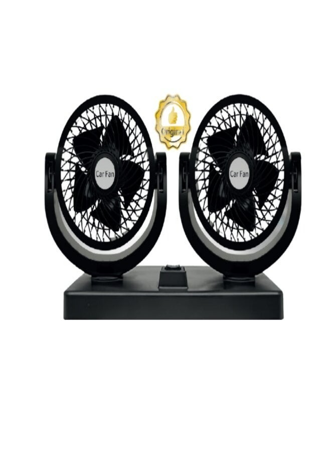 Denx Double Headed Vehicle Fan DX2567 - Image 2