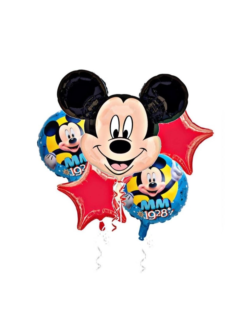 5-Piece Mickey Balloon Bouquet Set - Image 1