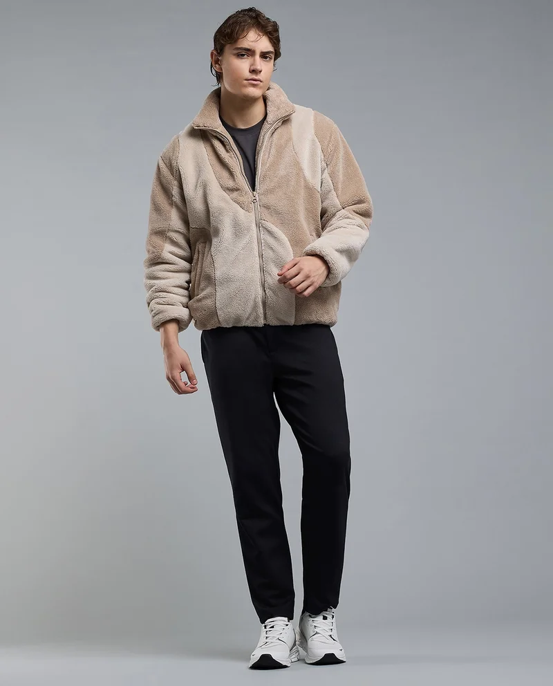 R&b  Sherpa Jacket with Button Closure for Men | Best Price UAE