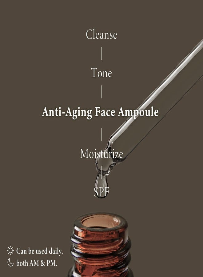 BIOCHEM 8-Oligopeptide Anti-Aging Face Ampoule – 30ml /1fl For Mature Skin – Hydrating Serum with Hyaluronic Acid for Wrinkle & Age Spots – Formula Firms, Lifts, Smooths– For All Skin Types - Image 5