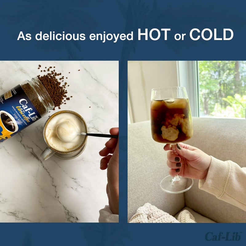 Caf-Lib Dark Roast Coffee Alternative with Barley and Chicory 150-Gram - Image 5