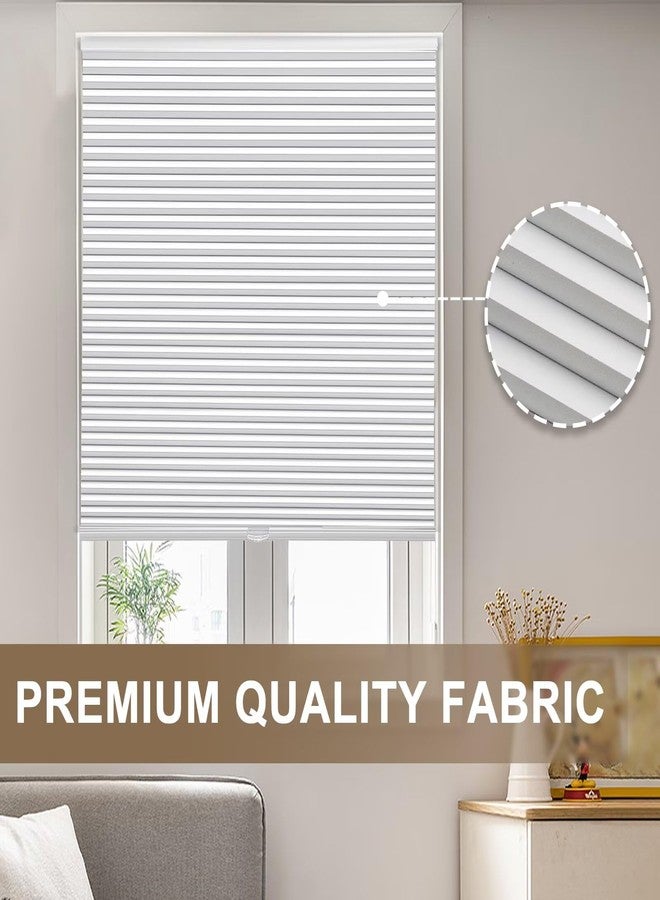 MYshade Cordless Cellular Blinds for Windows Blackout Cellular Window Shades Blinds & Shades (White, 30" W x 72" H) - Image 4