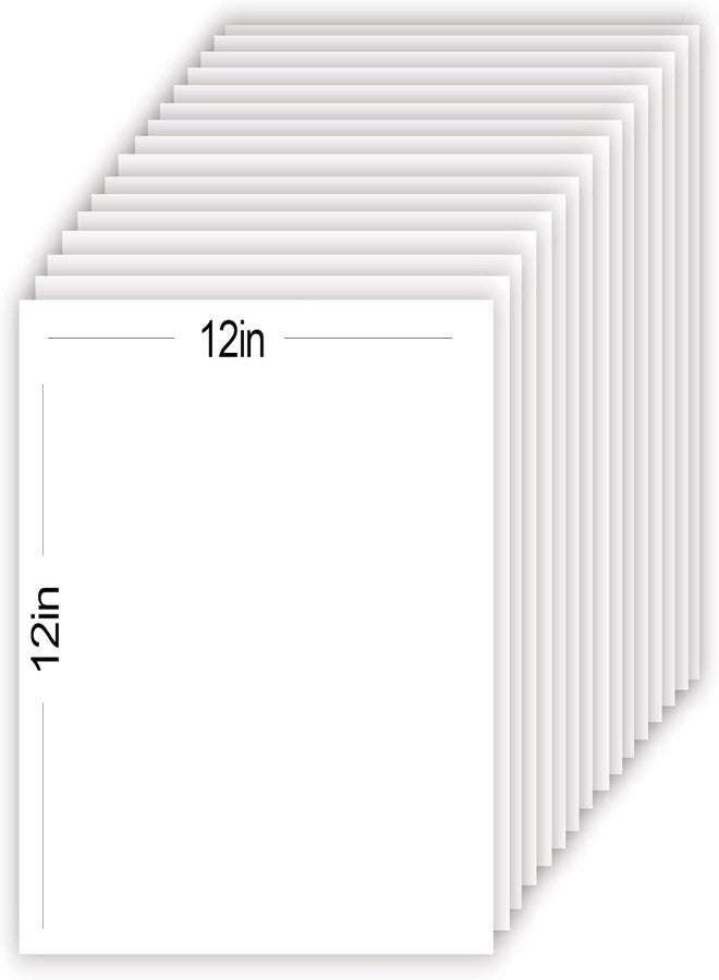 Bonmiy 15Sheets White Cardstock Paper 12x12 Card stock for Cricut, Thick Construction Paper for Card Making, Scrapbooking, Craft 90 lb / 250 gsm (White) - Image 3