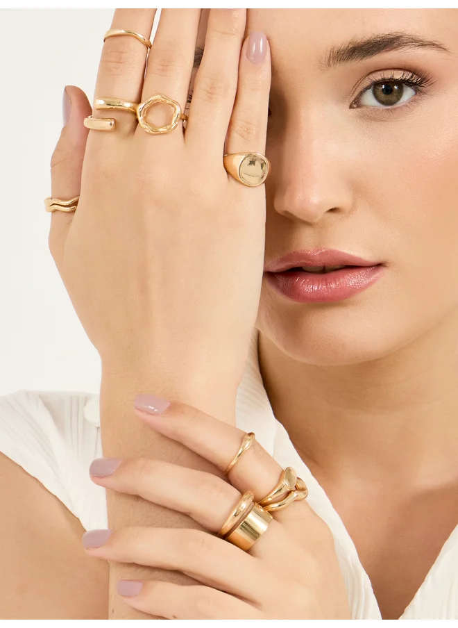ستايلي Styli Set of 10 - Multi Shape Rings