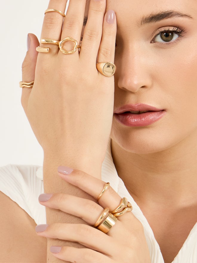 Styli Styli Set of 10 - Multi Shape Rings - Image 1
