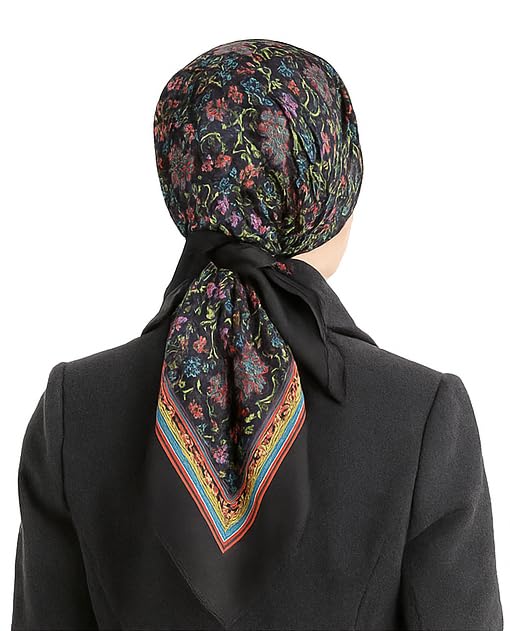 MIKONIKO Women’s Wool Winter Scarf | Soft & Warm Woolen Muffler | Stylish Cold Weather Wrap for Women | Pack of 1_Black - Image 4