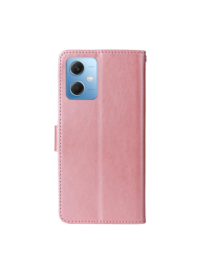 erorex Case For Redmi Note 12 5G Global Embossed Butterfly Flowers Leather Phone Case - Image 3