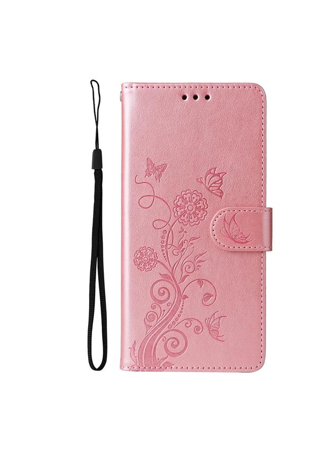 erorex Case For Redmi Note 12 5G Global Embossed Butterfly Flowers Leather Phone Case - Image 2