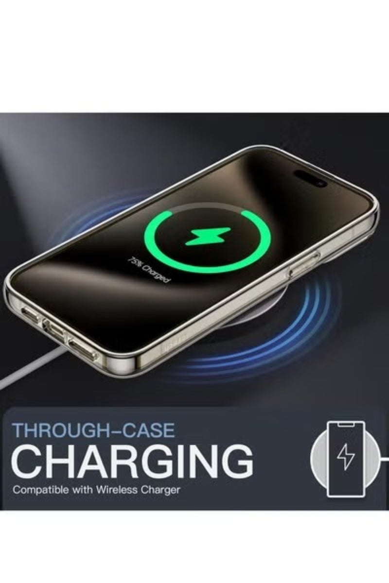 iPhone 16 Pro Max Back Cover Case – Slim Fit Shockproof Pouch with Soft Grip-Stylish & Durable Phone Case for Everyday Use  - Image 3