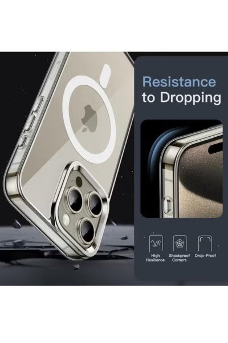 iPhone 16 Pro Max Back Cover Case – Slim Fit Shockproof Pouch with Soft Grip-Stylish & Durable Phone Case for Everyday Use  - Image 4