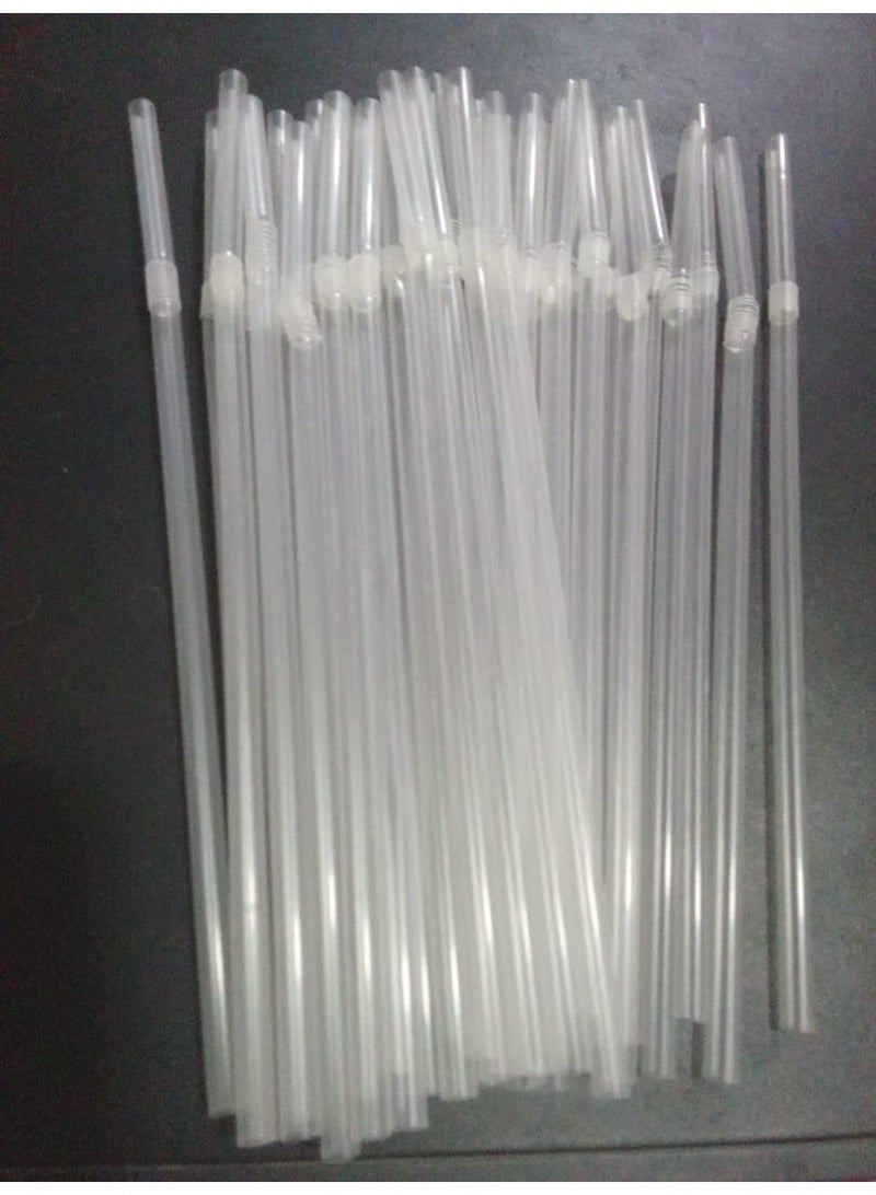Clear Drinking Straws Disposable Transparent Beverage Straws for Cold Drinks Juice Soft Drinks Parties Restaurants Cafes and Everyday Food Service Use - Image 3