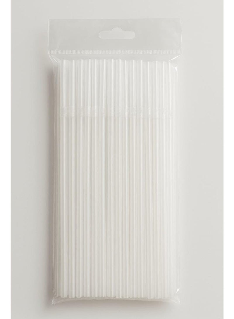 Clear Drinking Straws Disposable Transparent Beverage Straws for Cold Drinks Juice Soft Drinks Parties Restaurants Cafes and Everyday Food Service Use - Image 2