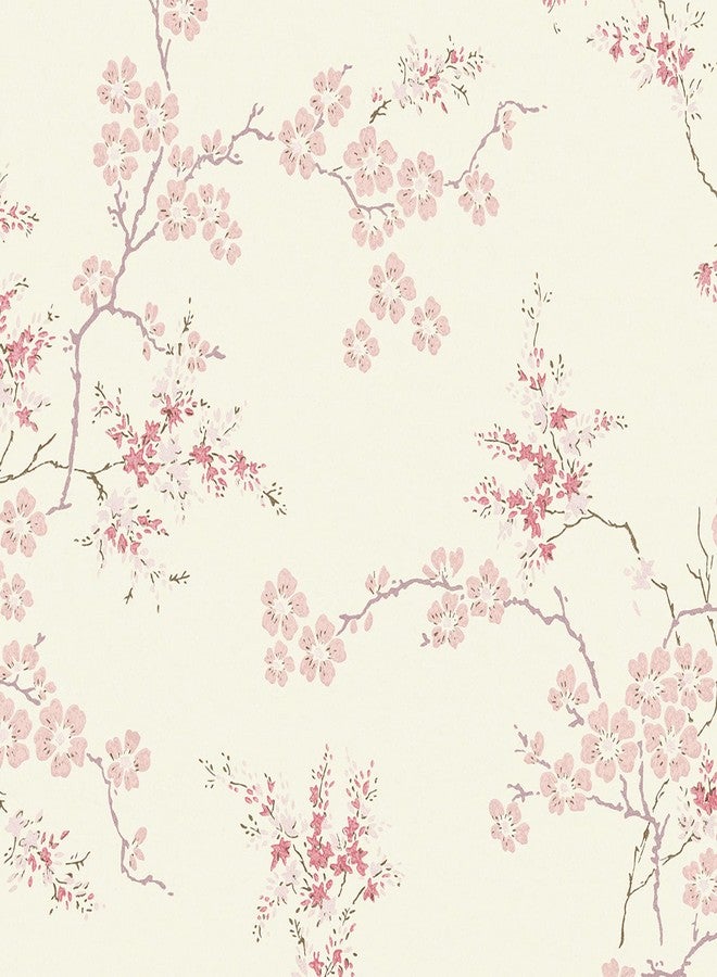 Laura Ashley Oriental Blossom Blush Wallpaper - Image 1