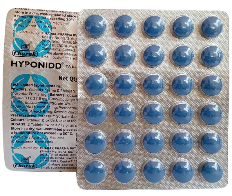 Charak HYPONIDD HERBAL TABLETS 30'S - Image 3
