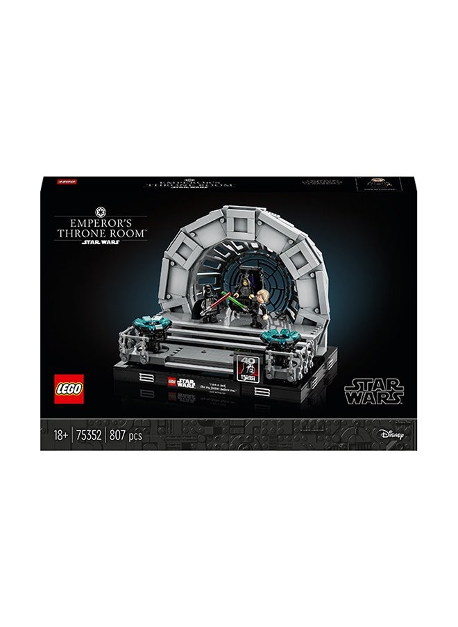 LEGO Star Wars Emperor’S Throne Room Diorama 75352 Creative Building Set For Adults; Collectible, Brick-Built Scene For Display; A Fun Birthday Gift Idea For Fans (807 Pieces)  - Image 2