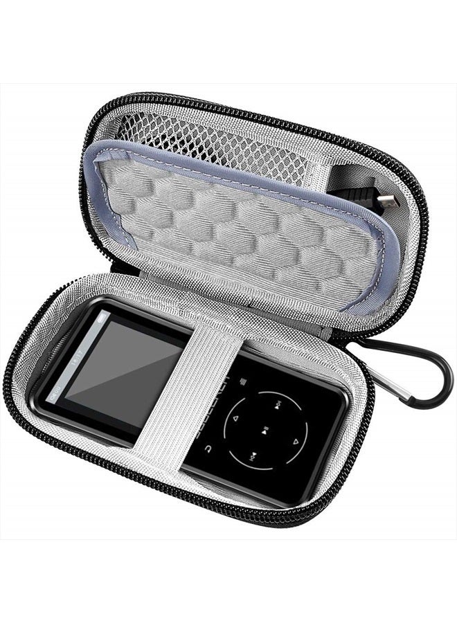 Comecase MP3 & MP4 Player Case for SOULCKER/G.G.Martinsen/Grtdhx/iPod Nano/Sandisk Music Player/Sony NW-A45 /B Walkman and Other Music Players with Bluetooth. Fit for Earbuds, USB Cable, Memory Card - Image 1