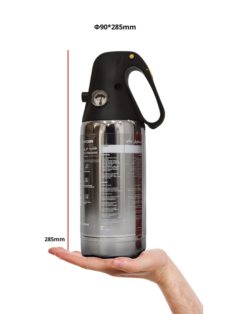 Micronisus Automotive Solutions Chrome Fire Extinguisher 1Kg with Smart Clip - Image 2