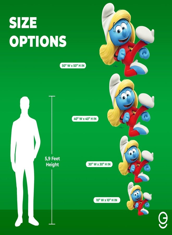 EGD The Smurfs Peel and Stick Wall Decal - EGD X The Smurfs Series - Prime Collection - Baby Girl or Boy - Nursery Wall Decal for Baby Room Decorations (Wide 20"x 20" Height) - Image 4