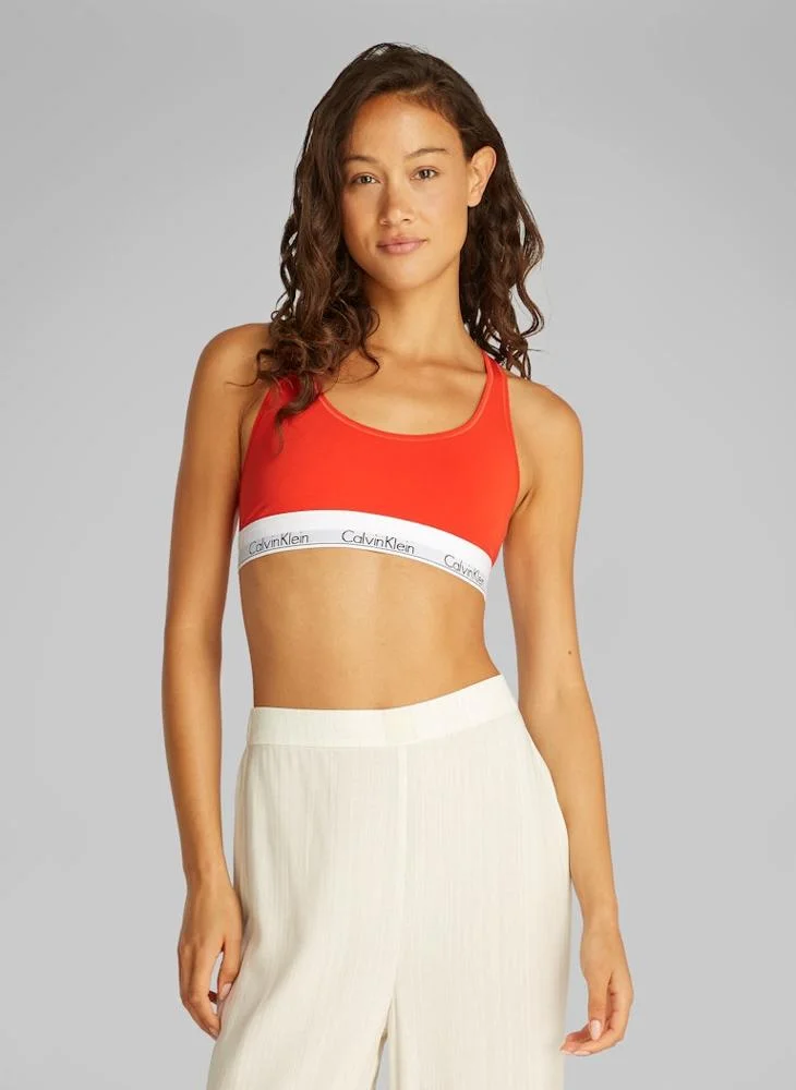 CALVIN KLEIN Logo Unlined Bralette