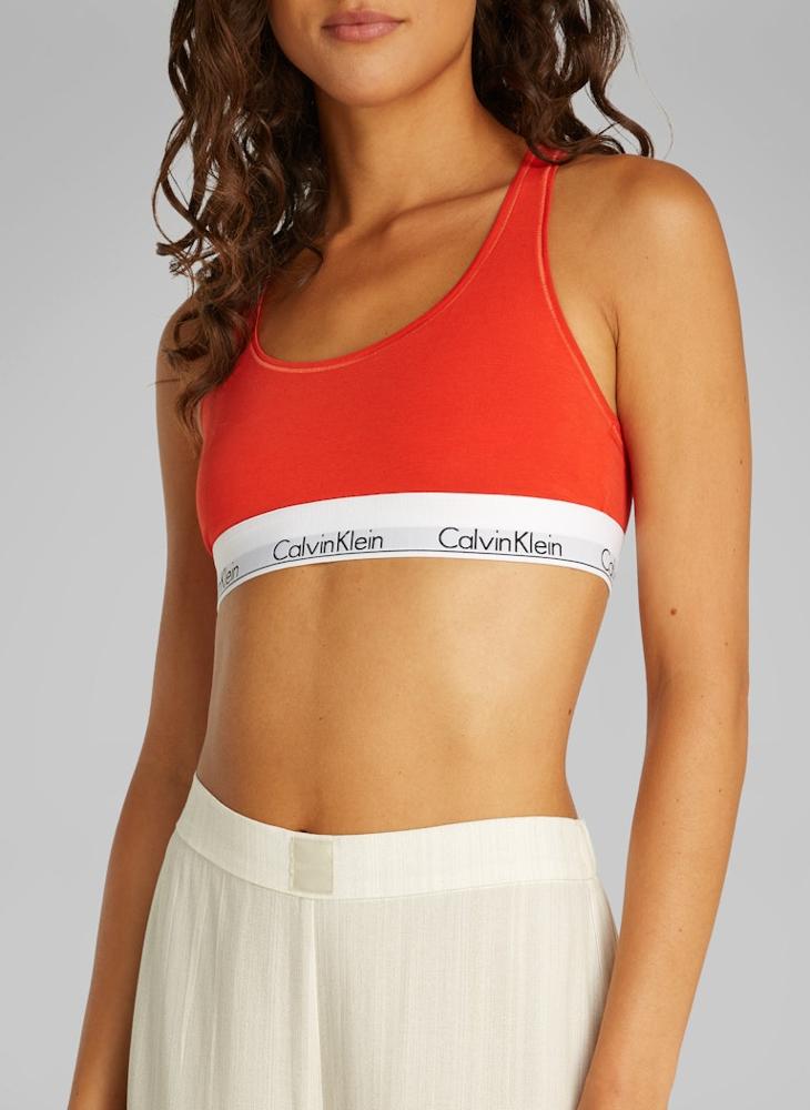 CALVIN KLEIN Logo Unlined Bralette - Image 3